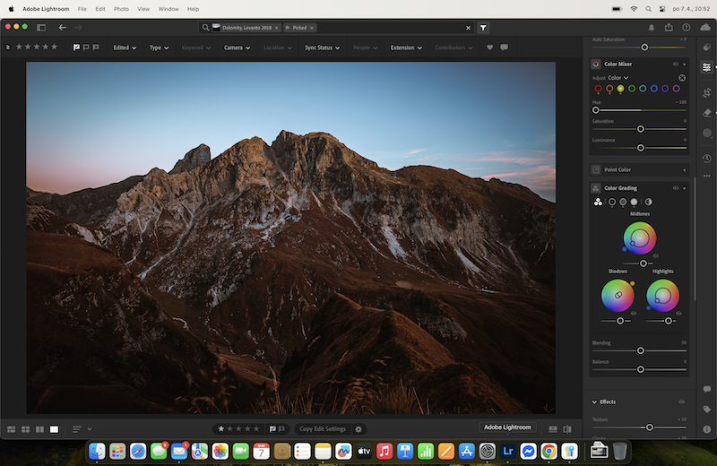 Úprava fotek color grading 2